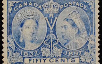 Canada #60 VF Unused 1897 50c Jubilee