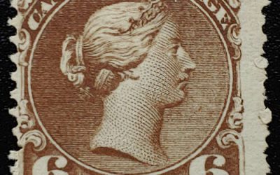 Canada #27 Fine Unused 1868 6c Large Queen