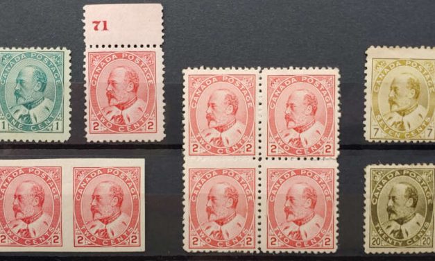 Canada #89/94 Mint 1903/8 Edward VII incl NH, 20c
