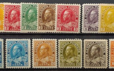 Canada #104/122 F/VF Mint 1911/22 Admirals (15)