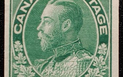 Canada #123i VFNH 1c George V Paste-up Coil