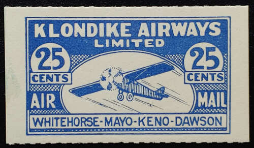 Klondike Airways #CL45 VFNH 1928 25c