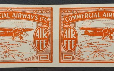 Commercial Airways #CL50c VF Mint 1929 Imperforate Pair