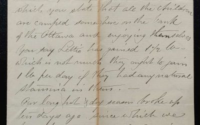 Kamloops, B.C. 20 Sep 1885 Marcus Smith 4 pg letter to his wife