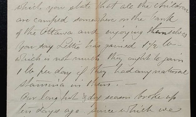 Kamloops, B.C. 20 Sep 1885 Marcus Smith 4 pg letter to his wife