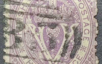 British Columbia #17 VG Used 1869 50c on 3d