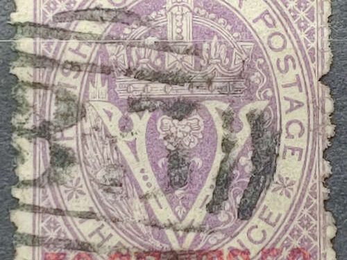 British Columbia #17 VG Used 1869 50c on 3d