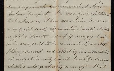 Kamloops, B.C. 3 Sep 1885 Marcus Smith Letter to his wife Anne