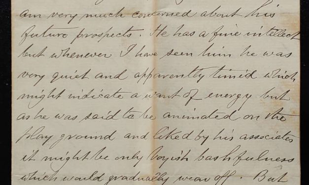 Kamloops, B.C. 3 Sep 1885 Marcus Smith Letter to his wife Anne
