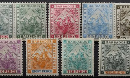 Barbados #81-9 F/VF Mint 1897 Set (9)
