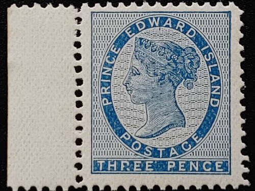 P.E.I. #6 Never Hinged 1862/65 Broken R and Dot after C Varieties