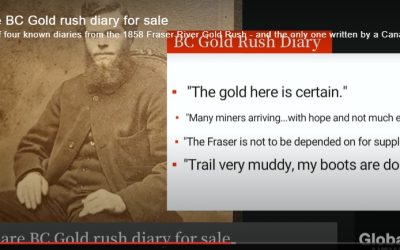 1858 Fraser River Gold Rush Diary on Global News