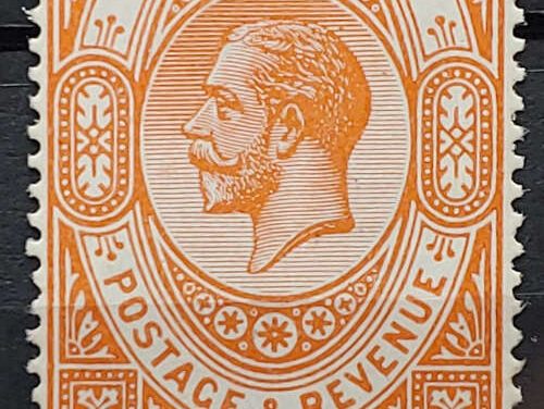 Gibraltar #92 VF Never Hinged appearing 1921 Geo V Pound