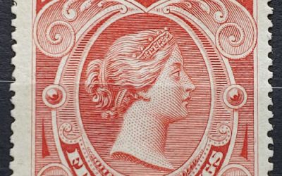 Falkland Islands #21 VF Mint 1898 5/- Queen Victoria