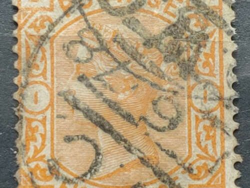 G.B. #73 Fine Used 1876 8d Victoria Plate 1