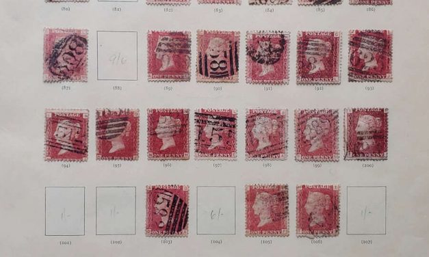 G.B. #33 Used plates 72/218 on pages (92 diff)