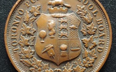 Toronto Public School Board 1889 Good Conduct 20.55gm Medal