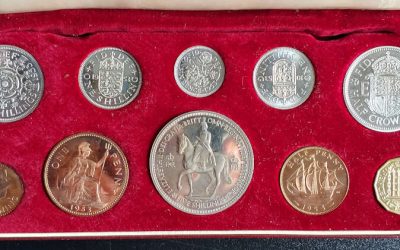 G.B. Proof 1953 QEII Coronation 10-coin boxed Set