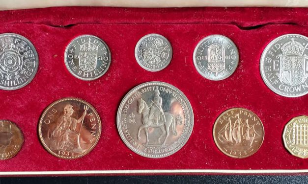 G.B. Proof 1953 QEII Coronation 10-coin boxed Set