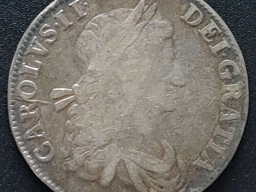 England VG+ 1662 Charles II Silver Crown