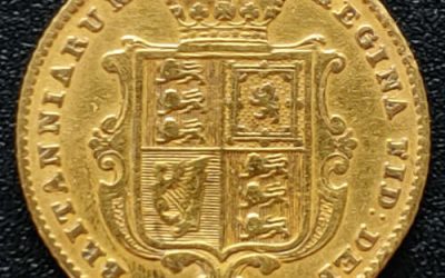 G.B./Colonial Canada abt Fine 1846 Victoria Gold Half Sovereign