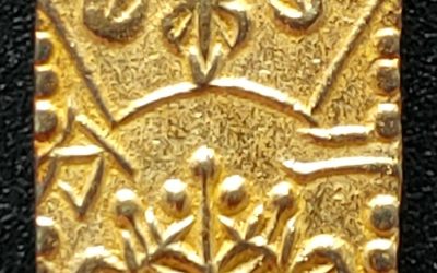 Japan AU 1868/69 2 Bu Gold Nibukin, 3.08 gm