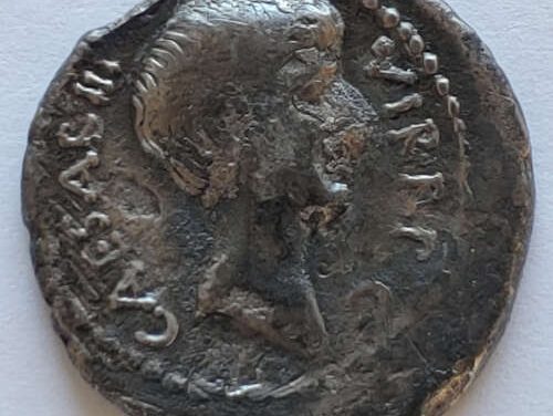Augustus 42 BC 3.32gm Silver Denarius