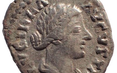 Lucilla, wife of Lucius Verus AD 161 17mm 3.2gm Silver Denarius
