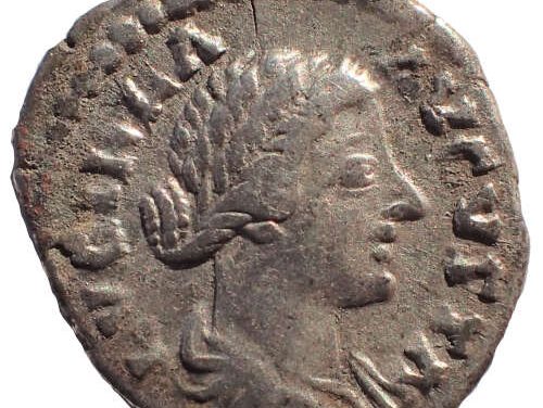 Lucilla, wife of Lucius Verus AD 161 17mm 3.2gm Silver Denarius