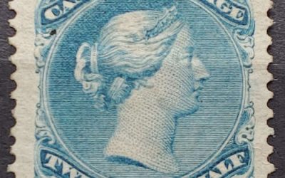 Canada #28 gen Fine Unused 1868 12.5c Large Queen
