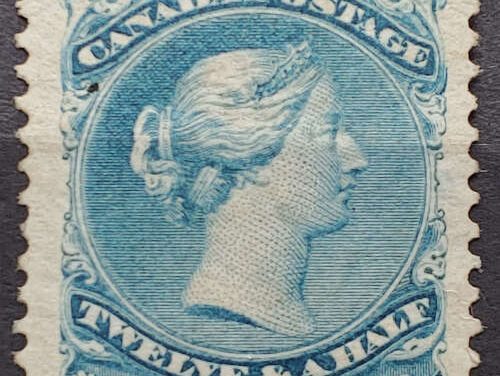 Canada #28 gen Fine Unused 1868 12.5c Large Queen