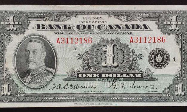 Bank of Canada #BC1 VF+ 1935 George V Series A $1 Bill