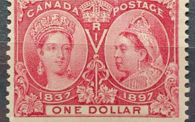 Canada #61 Fine Mint 1897 $1 Jubilee $500