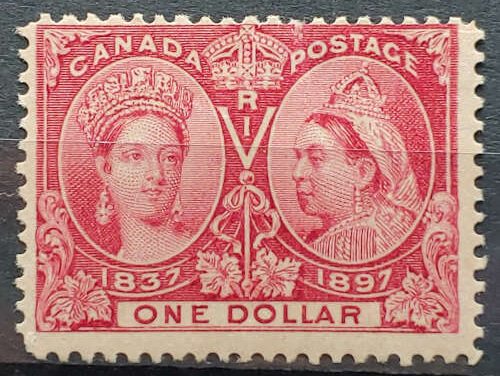 Canada #61 Fine Mint 1897 $1 Jubilee $500