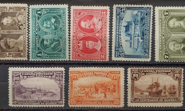 Canada #96-13 Fine+ Mint and Unused Quebec Set (8)