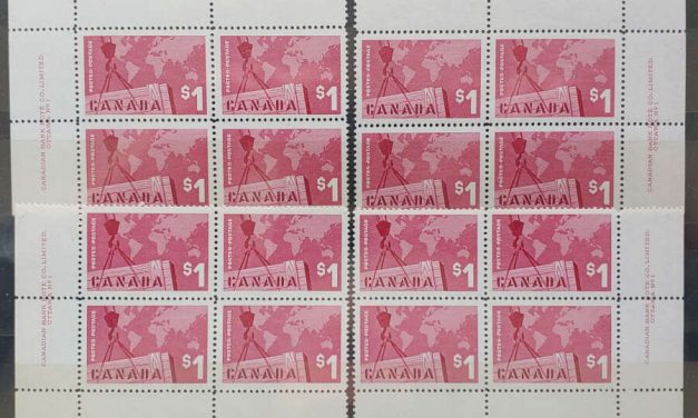 Canada #411 VFNH 1963 $1 Export Plate 1 Matched Set (16)