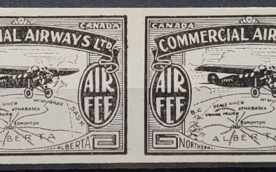 Commercial Airways #CL48c VF Mint 1930 Imperf Pair