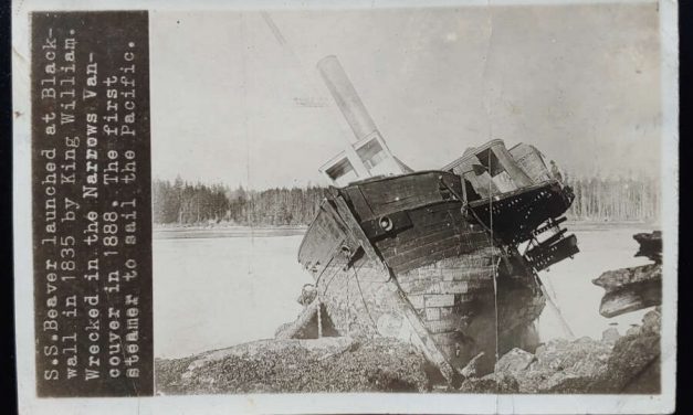 S.S. Beaver Unused Bailey Bros Photo Wreck Postcard