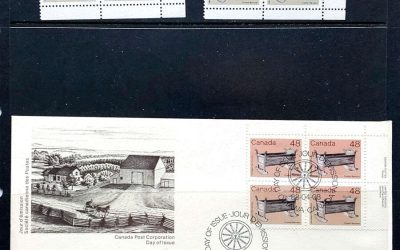 Canada #929i VFNH 1983 48c colour variety Blocks and FDC (12)