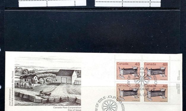 Canada #929i VFNH 1983 48c colour variety Blocks and FDC (12)