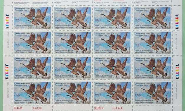 Canada #FWH3 VFNH 1987 $6.50 Cda Geese Sheet (16)