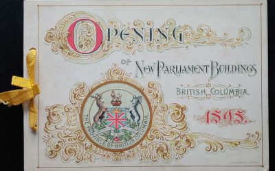 Opening of New Parliament Buildings 10 Feb 1898 4-pg Invitation