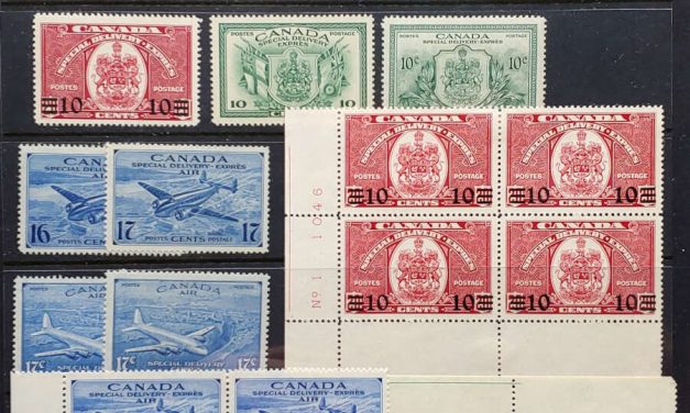 Canada #CE1-4, E1-11 Mint 1898/1946 Special Delivery Sets (27)