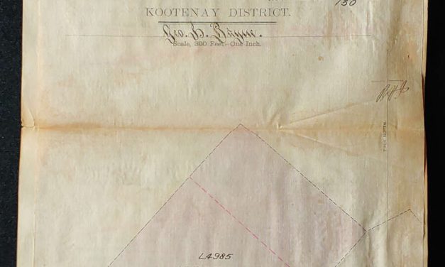 B.C. Kootenay District 12 Sep 1901 Little Tommy Mineral Act Grant