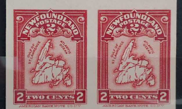 Newfoundland #86P VF 1908 2c Plate Proof Pair on card
