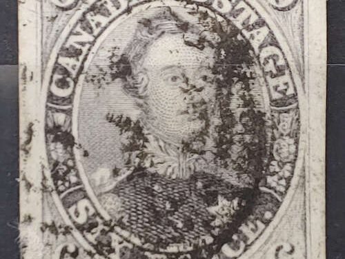 Canada #5 VF Used 1855 6d Albert, wove paper