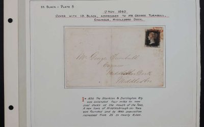 G.B. #1 17 Nov 1840 Plate 5 George Turnbull FLS, ex Wellburn