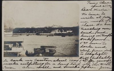 Canton #113 22 Apr 1904 4c Shameem View Postcard to U.S.