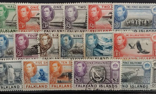 Falkland Islands #84-96, 101-2 Mint and Used 1938/49 Set (18)