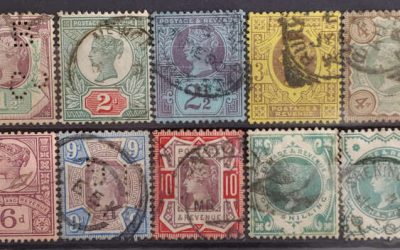 G.B. #111-122, 125-126 Fine Used Victoria Jubilee Set (14)